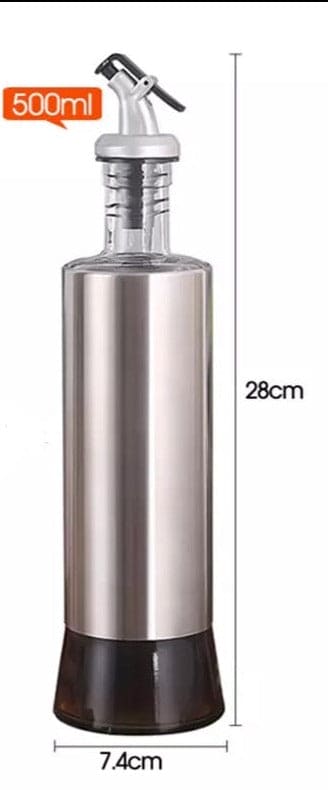 Glass Steel Oil Bottle, Leak Proof Soy Sauce Vinegar Dispenser, Kitchen Cooking Tool, Oil Pourer Bottle For Cooking, Large-capacity Automatically Open ABS Olive Oil Glass Bottle Glass Steel Oil Bottle, Leak Proof Soy Sauce Vinegar Dispenser, Kitchen Cooking Tool, Oil Pourer Bottle For Cooking, Large-capacity Automatically Open ABS Olive Oil Glass Bottle